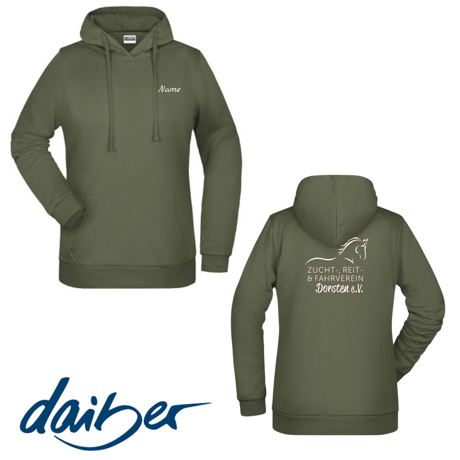 Damen Hoodie personalisiert - ZRFV - Dorsten