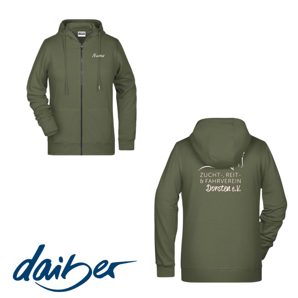 Damen Sweatjacke personalisiert - ZRFV - Dorsten