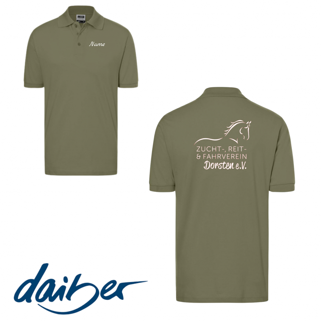 Herren Polo-Shirt personalisiert - ZRFV - Dorsten