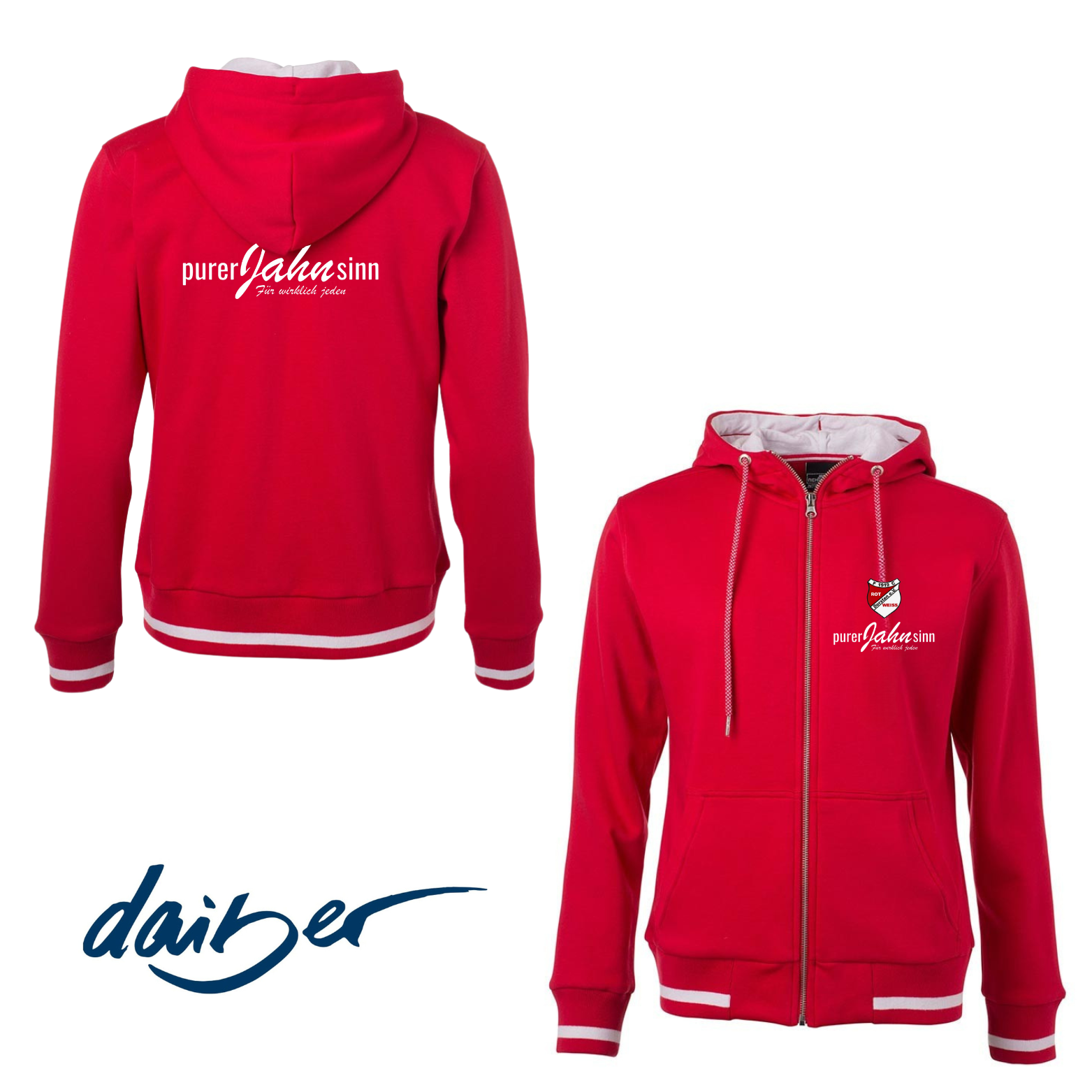 Premium Zip Hoodie- purer Jahnsinn