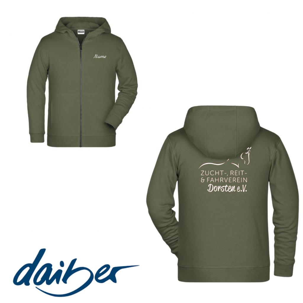 Kinder Sweatjacke personalisiert - ZRFV - Dorsten