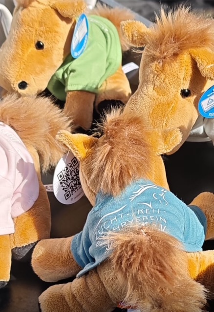 Plüschpferd "Klaudia" - ZRFV Dorsten e.V. – Bild 2