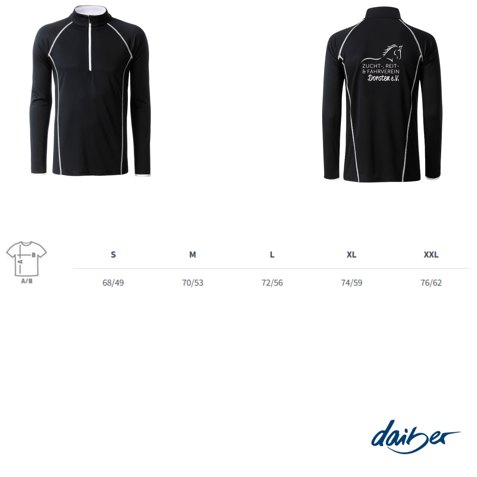 Herren - Funktionsshirt Men´s Sports Shirt Long Sleeve -ZRFV – Bild 2